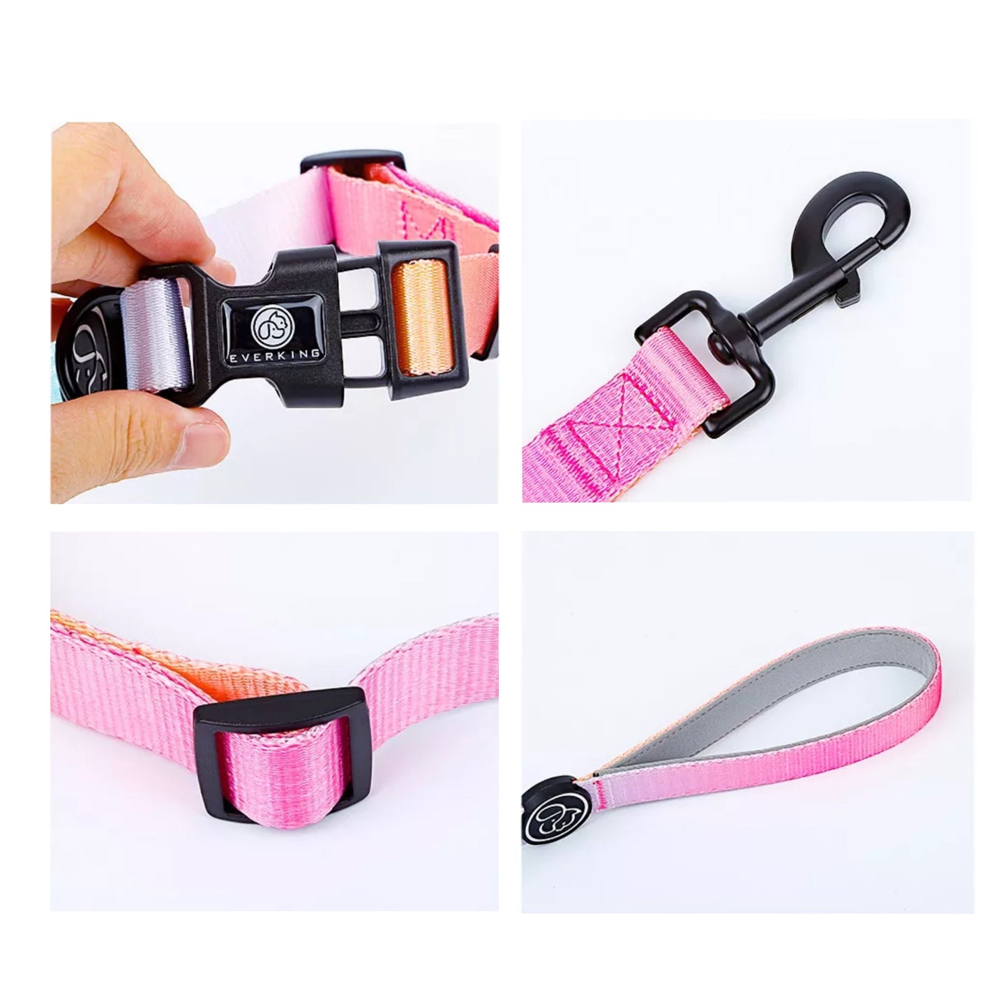 Collar Rosado Flúor Andrómeda