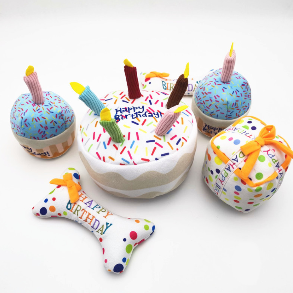 Peluche Cupcake "Happy Birthday"